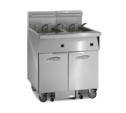 Imperial IFSSP675EC 117" Electric Space Saver Floor Deep Fryer | Computer Controls