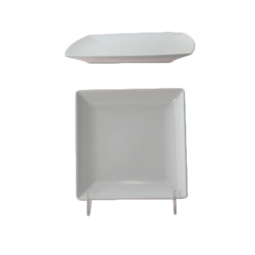 Thunder Group 29004WT 1/2" Deep 4 1/2" Square Plate | Case of 12