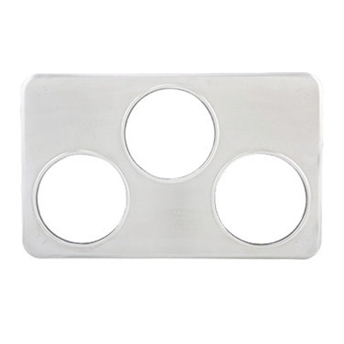 Winco ADP-666 Adapter Plate w/ Three 6-3/8" Openings