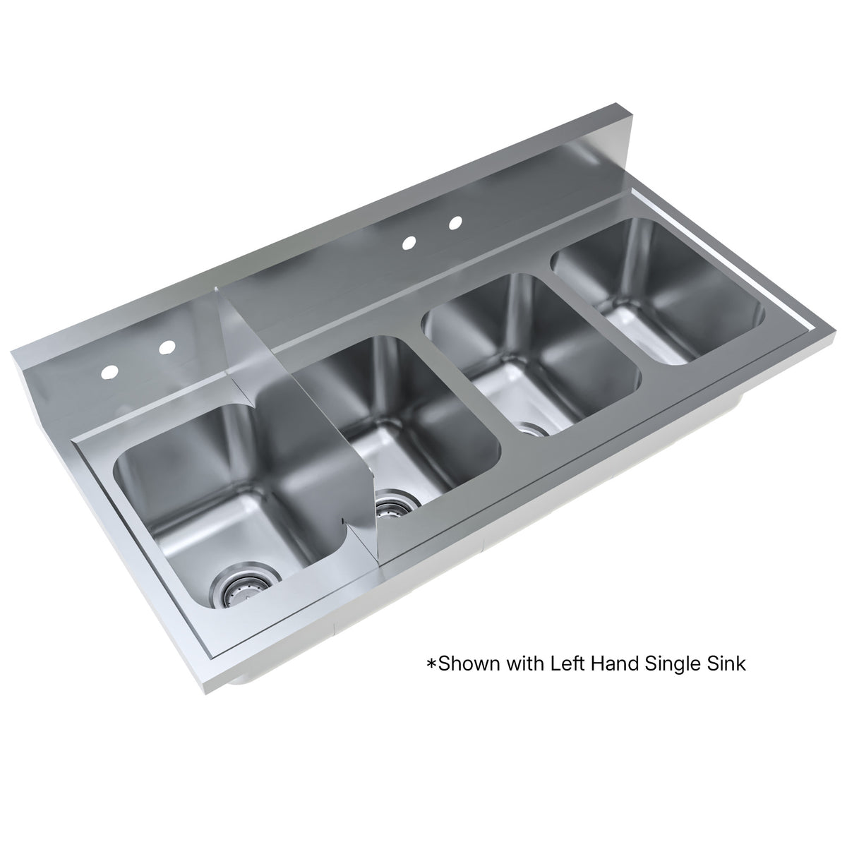 BK Resources DDI4-R5-1014-PG Sink, Drop-In