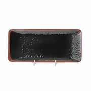 Thunder Group 2411TM Tenmoku 11 1/4" X 5" Rectangular Plate | Case of 12