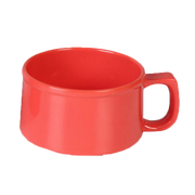 Thunder Group CR9016RD 4" Soup Mug, Orange 10 oz. | Case of 12