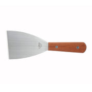 Winco TN526 Grill Scraper w/Wooden Handle | 4"1/2" x 3/8"