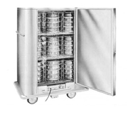 Carter-Hoffmann BB72 Classic Mobile Heated Banquet Cart | 90 Plate Capacity