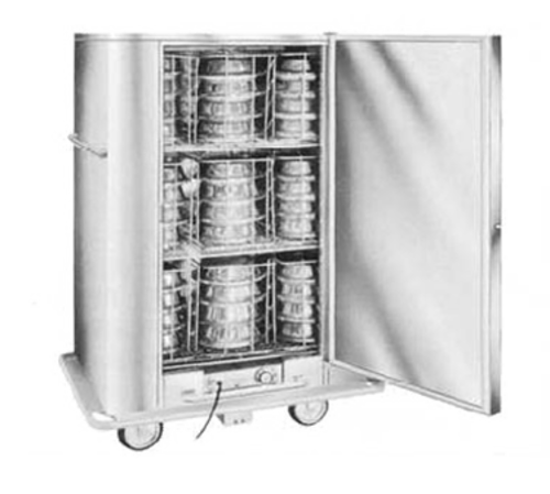Carter-Hoffmann BB72 Classic Mobile Heated Banquet Cart | 90 Plate Capacity