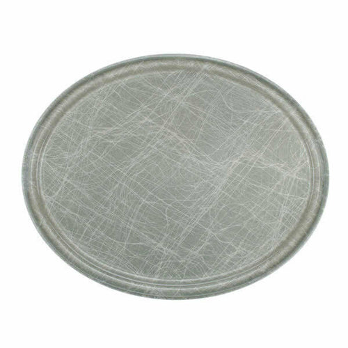 Cambro 2500 Camtray Fiberglass Oval Serving Tray | 19-1/4" x 24"