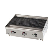 Star 6036CBF 36" Lava Rock Gas Charbroiler | 120,000 BTU