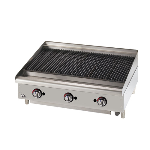 Star 6036CBF 36" Lava Rock Gas Charbroiler | 120,000 BTU