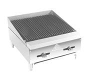 Comstock-Castle FHP18-1.5LB 18" Manual Countertop Gas Lava Rock Charbroiler | 40,000 BTU