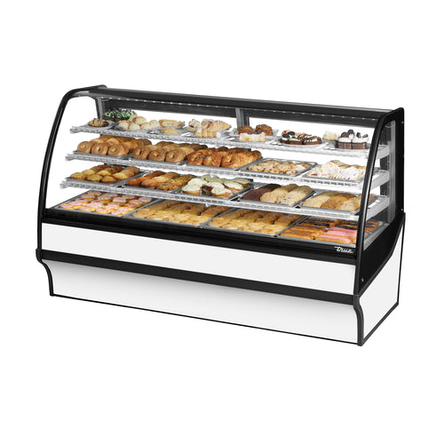 True Mfg. TDM-DC-77-GE/GE-B-W Non-Refrigerated Bakery Case
