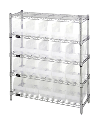 Quantum WR5-39-1236-202CL Shelving Unit, Wire