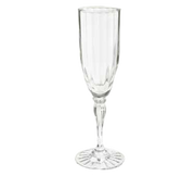 G.E.T. SW-1420-1-SAN-CL 6 oz. Plastic Fluted Champagne Glass | Case of 24
