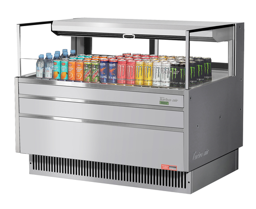 Turbo Air TOM-48L-UFD-W(B)-1S-N Open Air Merchandiser