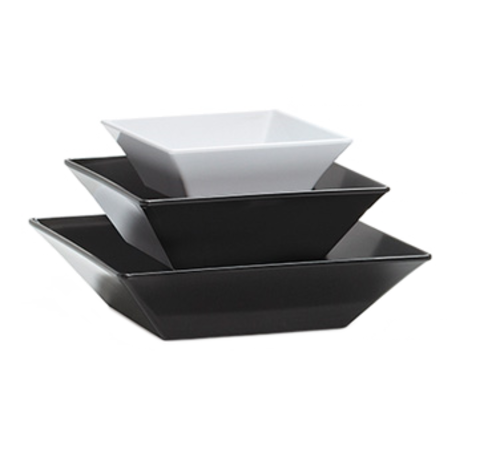 G.E.T. Siciliano ML-279-SI 23 oz Square Melamine Serving Bowl