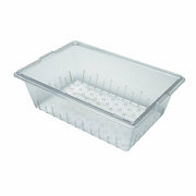 Cambro 18268CLRCW135 8" Deep Clear Colander for Food Storage Boxes