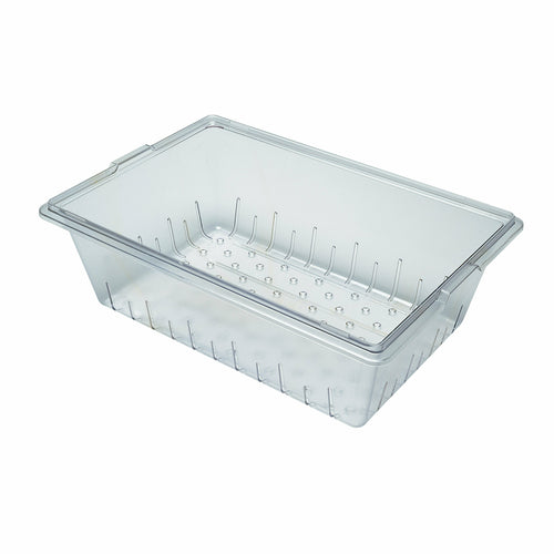 Cambro 18268CLRCW135 8" Deep Clear Colander for Food Storage Boxes