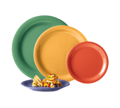 G.E.T. NP-9-DM Diamond Mardi Gras 9" Melamine Plate | Case of 24