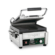 Waring WPG150T Grooved 9.75" Cast Iron Sandwich Grill w/Timer