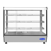 Atosa CHDC-53 28" Countertop Curved Glass Heated Display Case | 5.3 Cu. Ft.