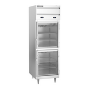 Beverage Air PRF12-12HC-1HG 2 Glass Half Door Dual Temp Refrigerator Freezer | 18 Cu. Ft.