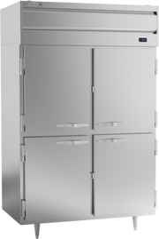 Beverage Air PR2HC-1AHS 52" 4 Solid Half Door Reach In Refrigerator | 44.57 Cu. Ft.