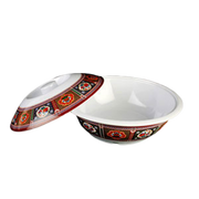 Thunder Group Peacock 75 oz. Melamine Serving Bowl | Model No. 8010TP