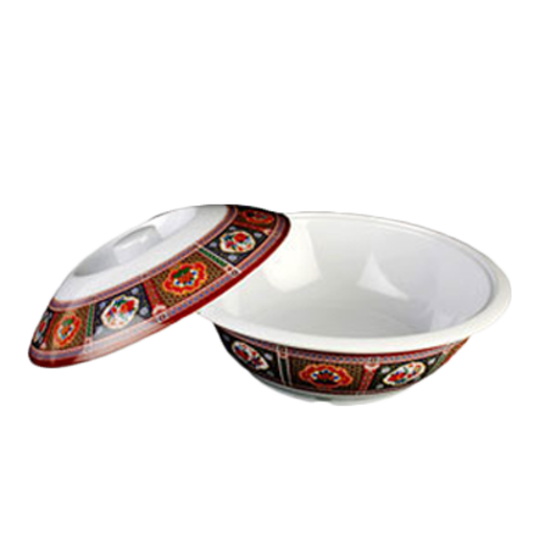 Thunder Group Peacock 75 oz. Melamine Serving Bowl | Model No. 8010TP
