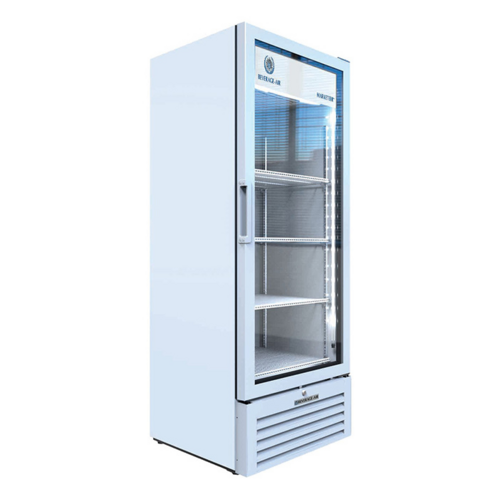 Beverage Air MT12-1W 25" 1 Swing Glass Door White Merchandiser Refrigerator | 11.5 Cu. Ft.