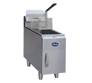Globe GF15G 15 Lb. Countertop Natural Gas Fryer | 26,500 BTU