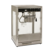 Winco 11087 Benchmark Silver Screen Countertop Popcorn Machine | 8 Oz. Kettle