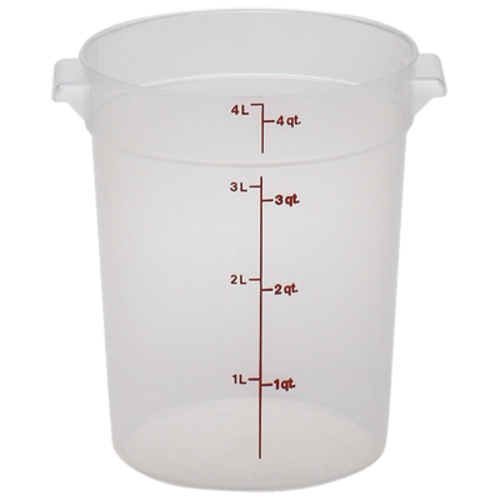 Cambro RFS4PP190 4 qt. Round Storage Container