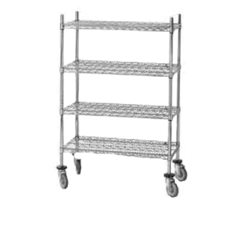Advance Tabco ECPC-64-X 64" Chrome Shelving Post