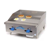 Comstock-Castle FHP24-24 24" Manual Countertop Gas Griddle | 40,000 BTU