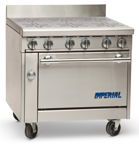 Imperial (Middleby) IHR-6-EW Range, 36" Heavy Duty, Electric