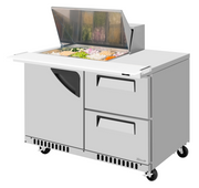 Turbo Air TST-48SD-12M-D2R(L)-FB-N Mega Top Sandwich / Salad Prep Table