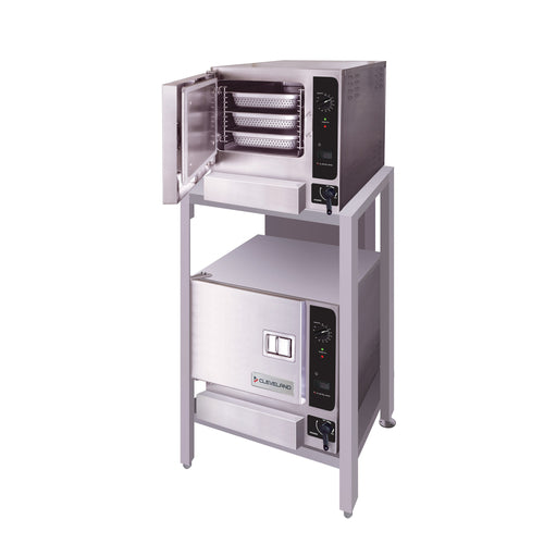 Cleveland SteamChef 3 (2) 22CGT33.1 6 Pan Gas Countertop Steamer | (2) 32,000 BTU