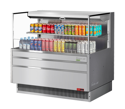 Turbo Air TOM-48L-UF-W(B)-2S-N Open Air Merchandiser
