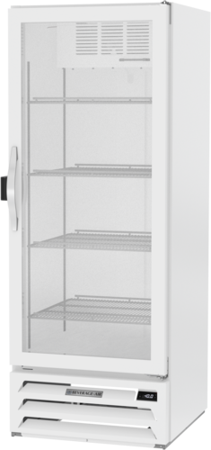 Beverage Air MMF12HC-1-W-IQ 24" 1 Glass Door White Reach In Merchandiser Freezer | 11.9 Cu. Ft.