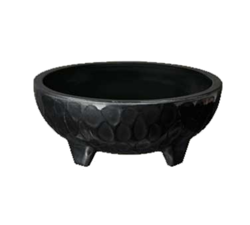 G.E.T. MOJ-801-BK Viva Mexico 4" 4 oz. Molcajete Bowl | Case of 12