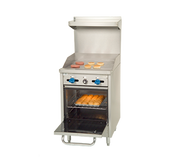 Comstock-Castle F318-24 24" Gas Griddle Range w/ Space Saver Oven | 65,000 BTU