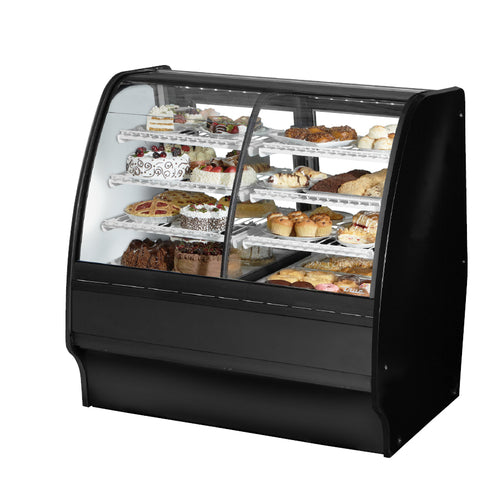 True Mfg. TGM-DZ-48-SC/SC-B-W Dual Temp Display Case