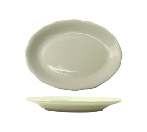 International Tableware VI-12 9-7/8" x 7-1/4" Platter | Case of 24
