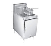Comstock-Castle 18HF 68 lb. Floor Model Gas Fryer | 120,000 BTU