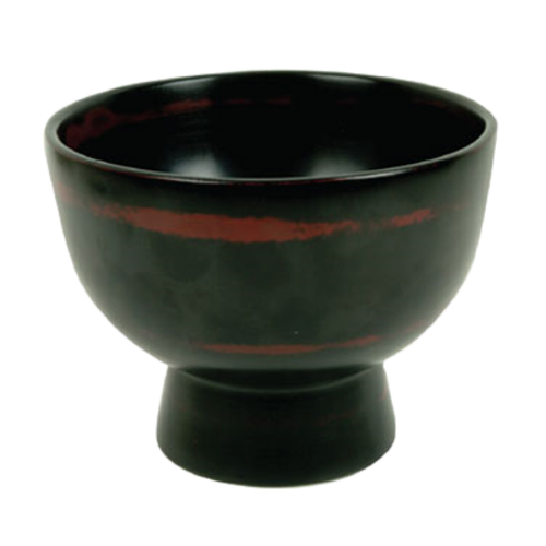 Thunder Group 45-1 5 1/2" X 4 1/8" Wood Bowl 16 1/2 oz. | Case of 12
