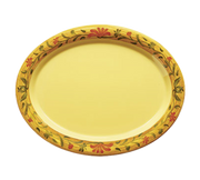 G.E.T. OP-120-VN Venetian 12" x 9" Oval Melamine Platter | Case of 12
