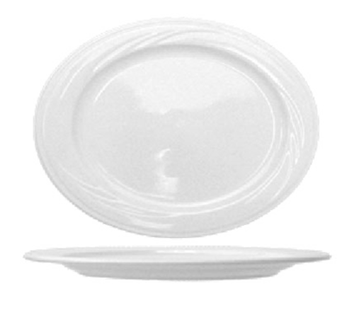 International Tableware AM-12 10-1/2" x 7-3/8" Platter | Case of 24