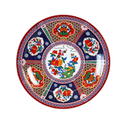 Thunder Group 1015TP Peacock 14 3/8" Plate | Case of 12