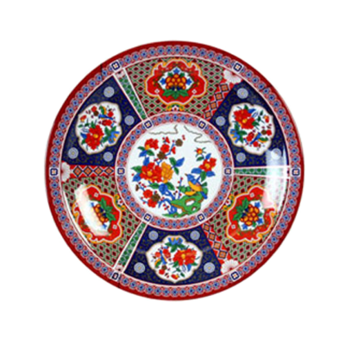 Thunder Group 1015TP Peacock 14 3/8" Plate | Case of 12