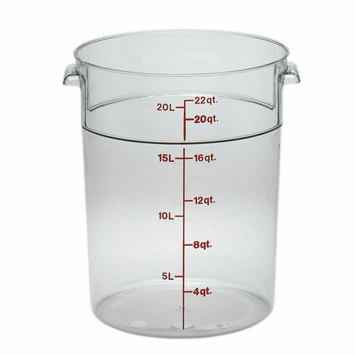 Cambro RFSCW22135 Camwear 22 qt. Round Storage Container