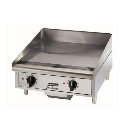 Toastmaster TMGT24 24" Thermostatic Gas Griddle w/ 3/4" Plate | 40,000 BTU